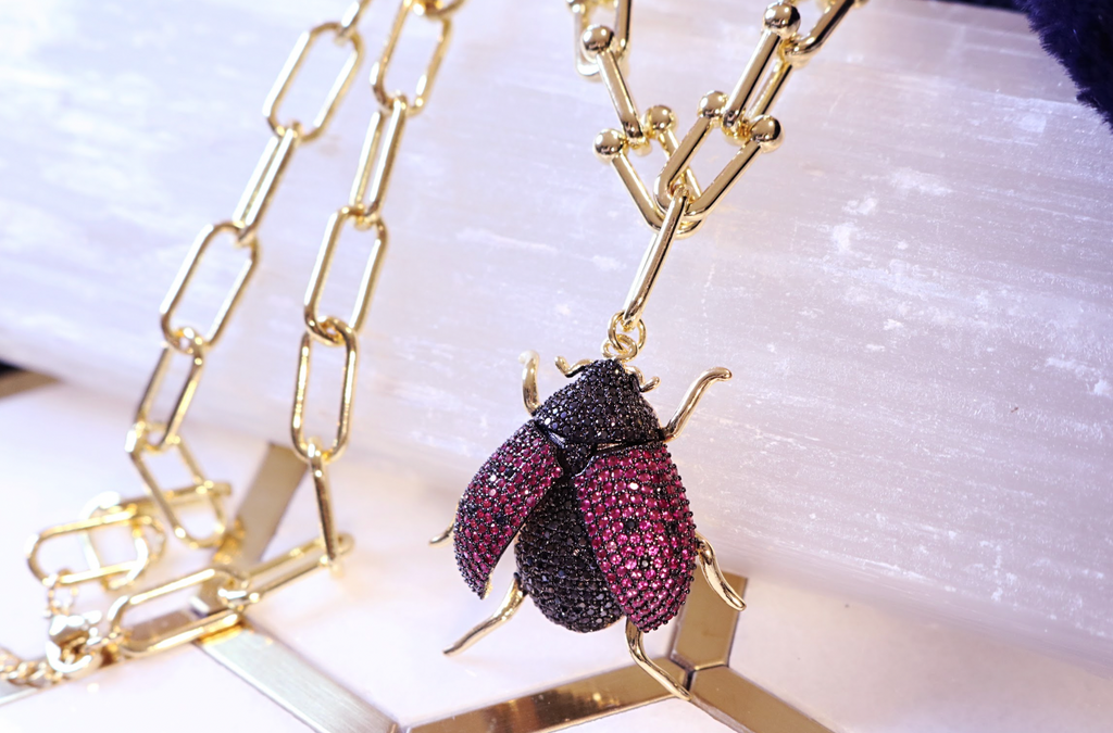 Ladybug Dreams Necklace - Bali Moon Jewels