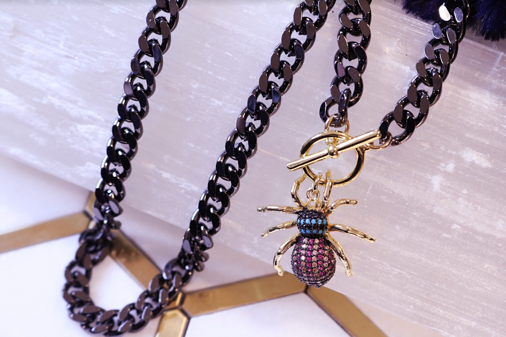 Itsy Bitsy Spider Necklace - Bali Moon Jewels