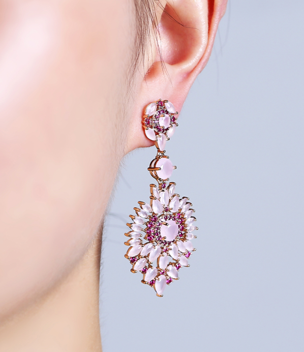 Your Grace - Bridgerton Inspired Crystal Earrings - Bali Moon Jewels