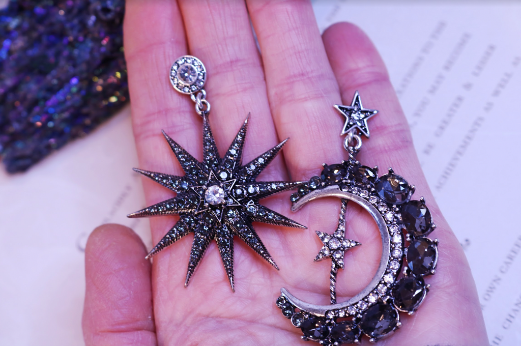 Moon To My Stars Earrings - Bali Moon Jewels
