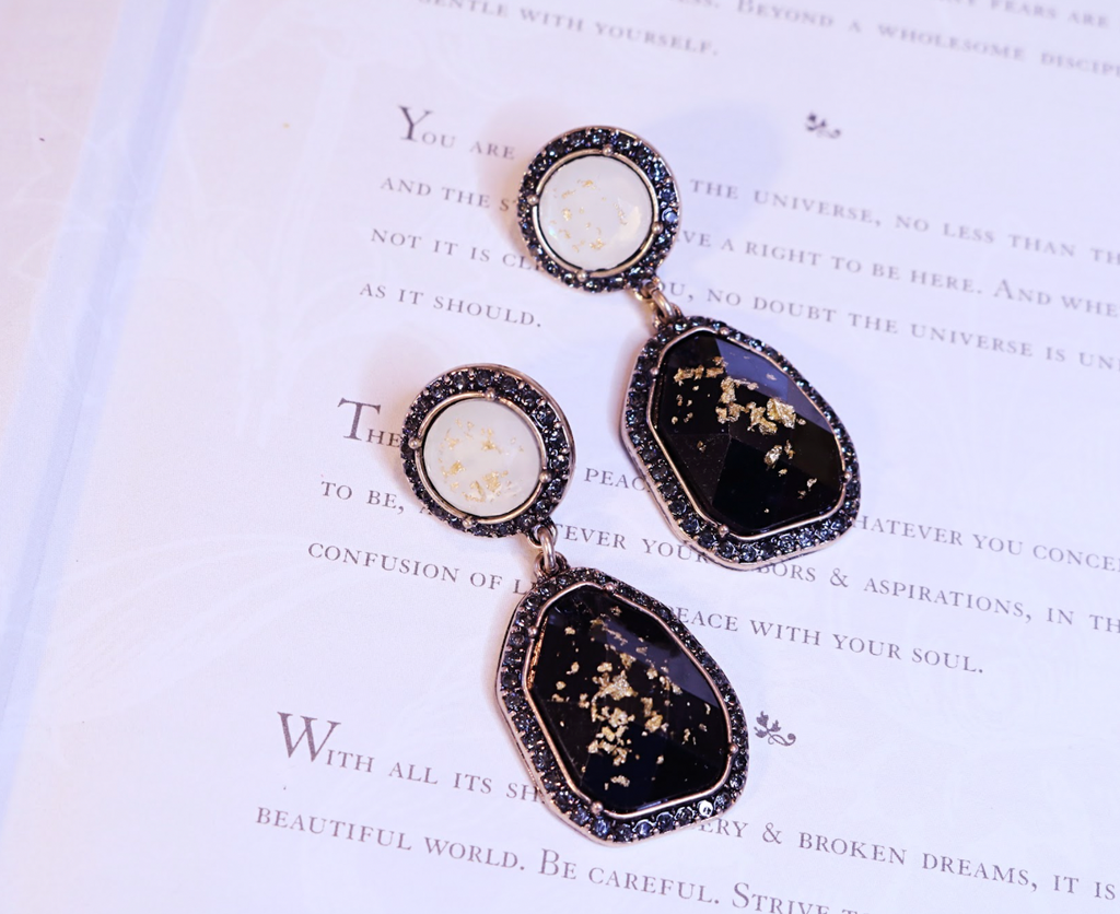 Great Gatsby Glamour Earrings - Bali Moon Jewels