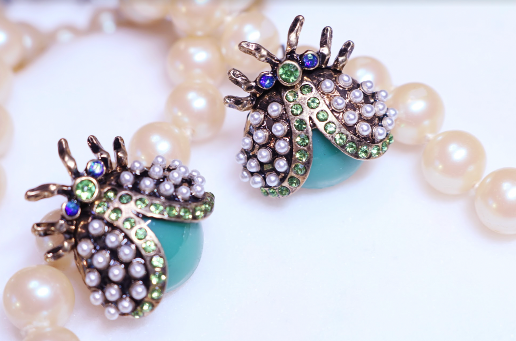 Ladybug Luck Earrings - Bali Moon Jewels